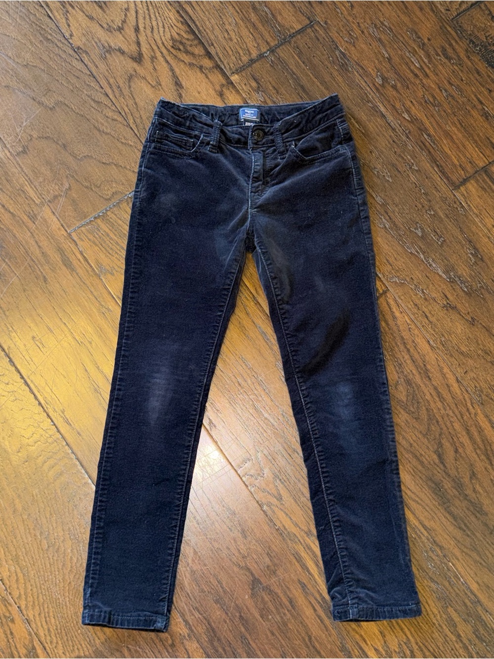 Gap Kids Slim Leg Stretch Velvet Pans Jeans Black Size 7, EUC